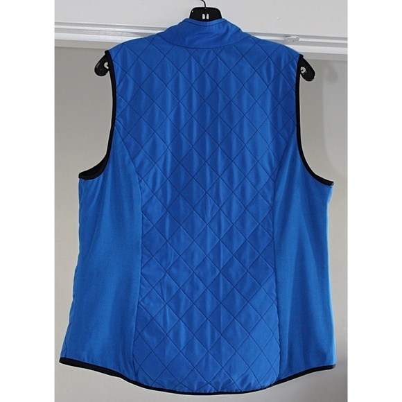 Black Noir Reversible Full ZIp Quilted Vest - Picture 7 of 9